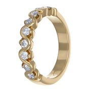 Anello - 18 carati Oro giallo - 0.36ct. tw. Diamante (Naturale)