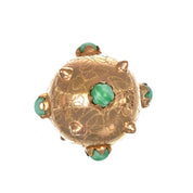 Ciondolo - 18 carati Oro giallo - 1.08ct. tw. Turchese