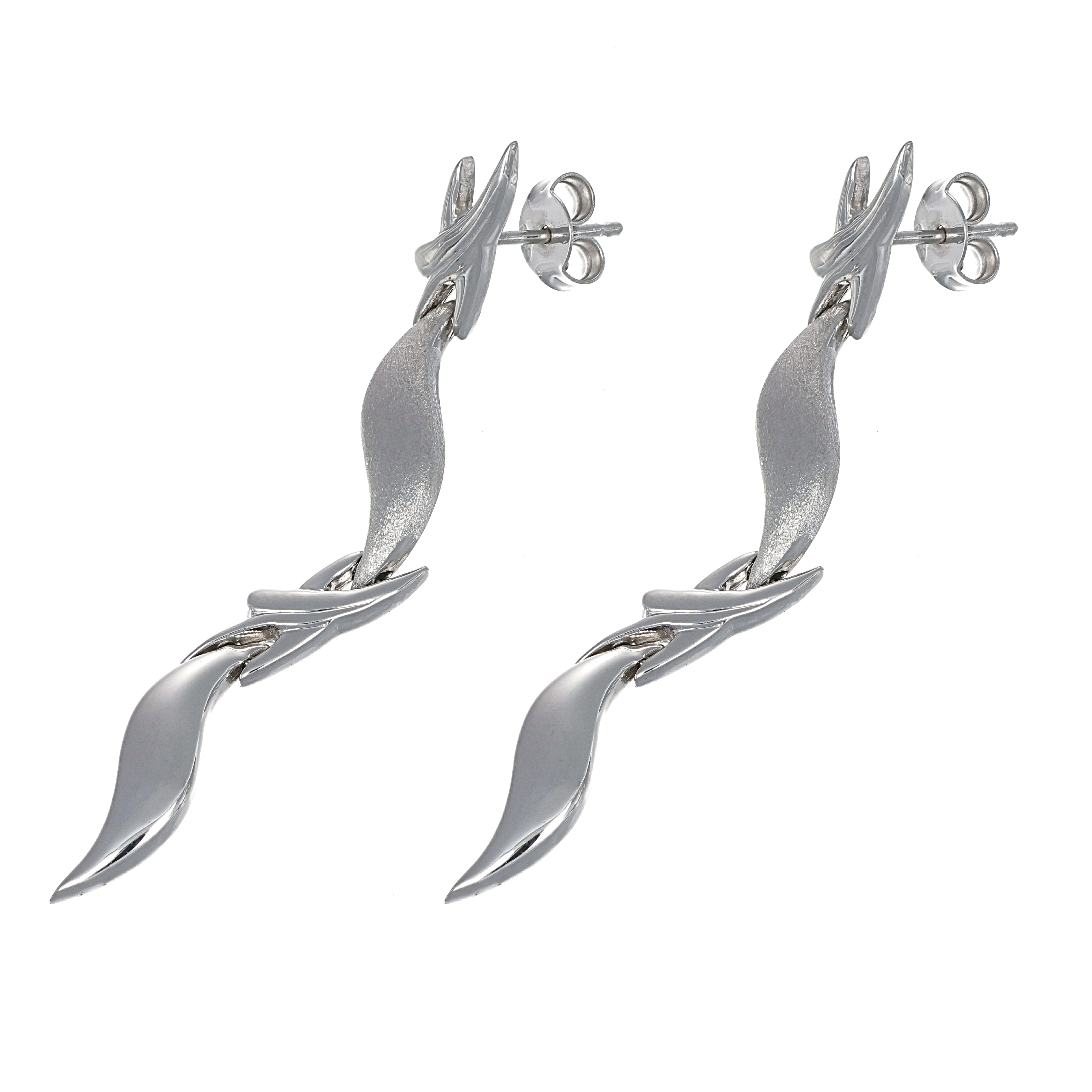 Orecchini in Oro Bianco 18 carati