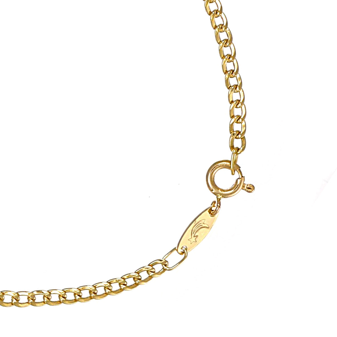 Collana con ciondolo - 18 carati Oro giallo - 1.25ct. tw. Zaffiro - Diamante