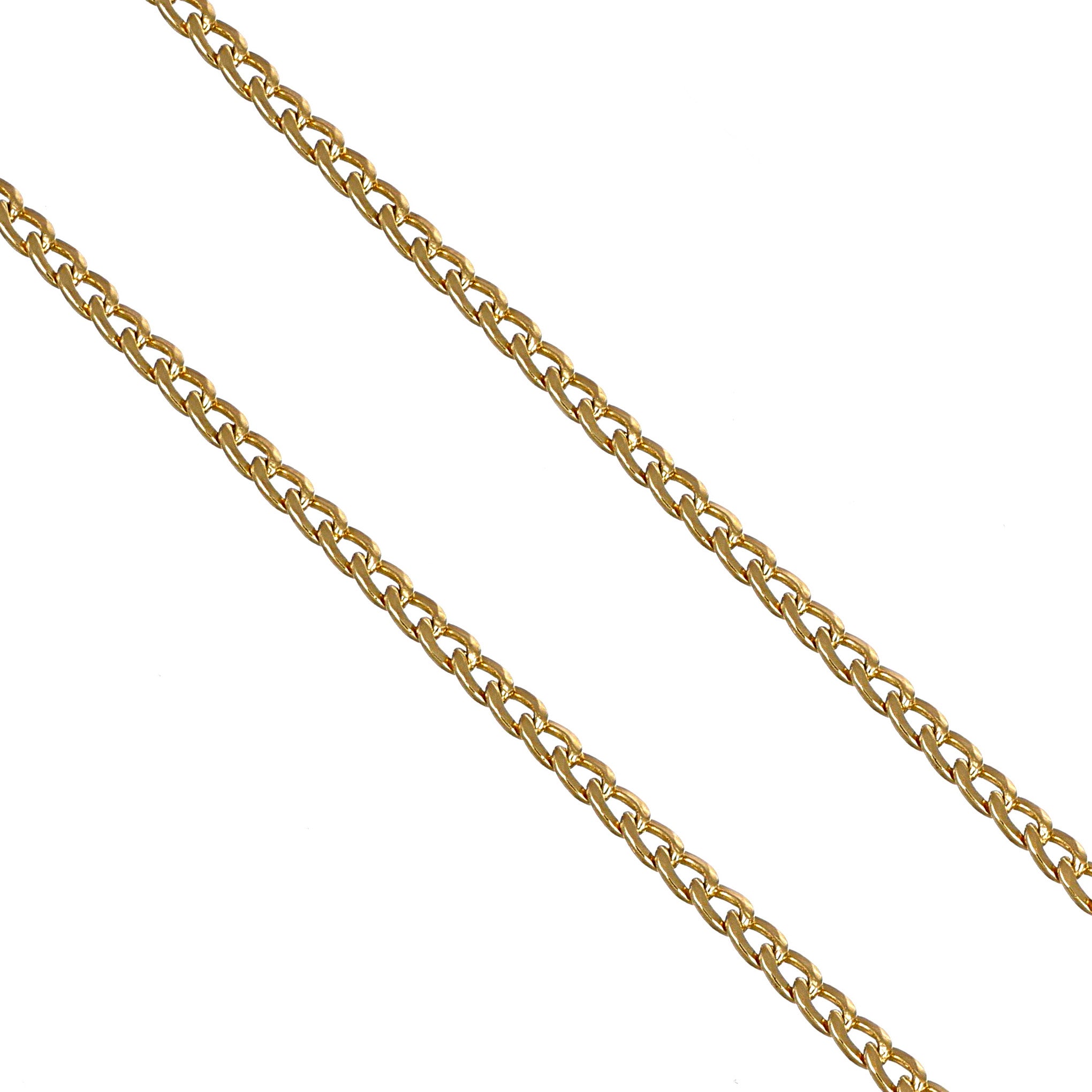 Collana con ciondolo - 18 carati Oro giallo - 1.25ct. tw. Zaffiro - Diamante