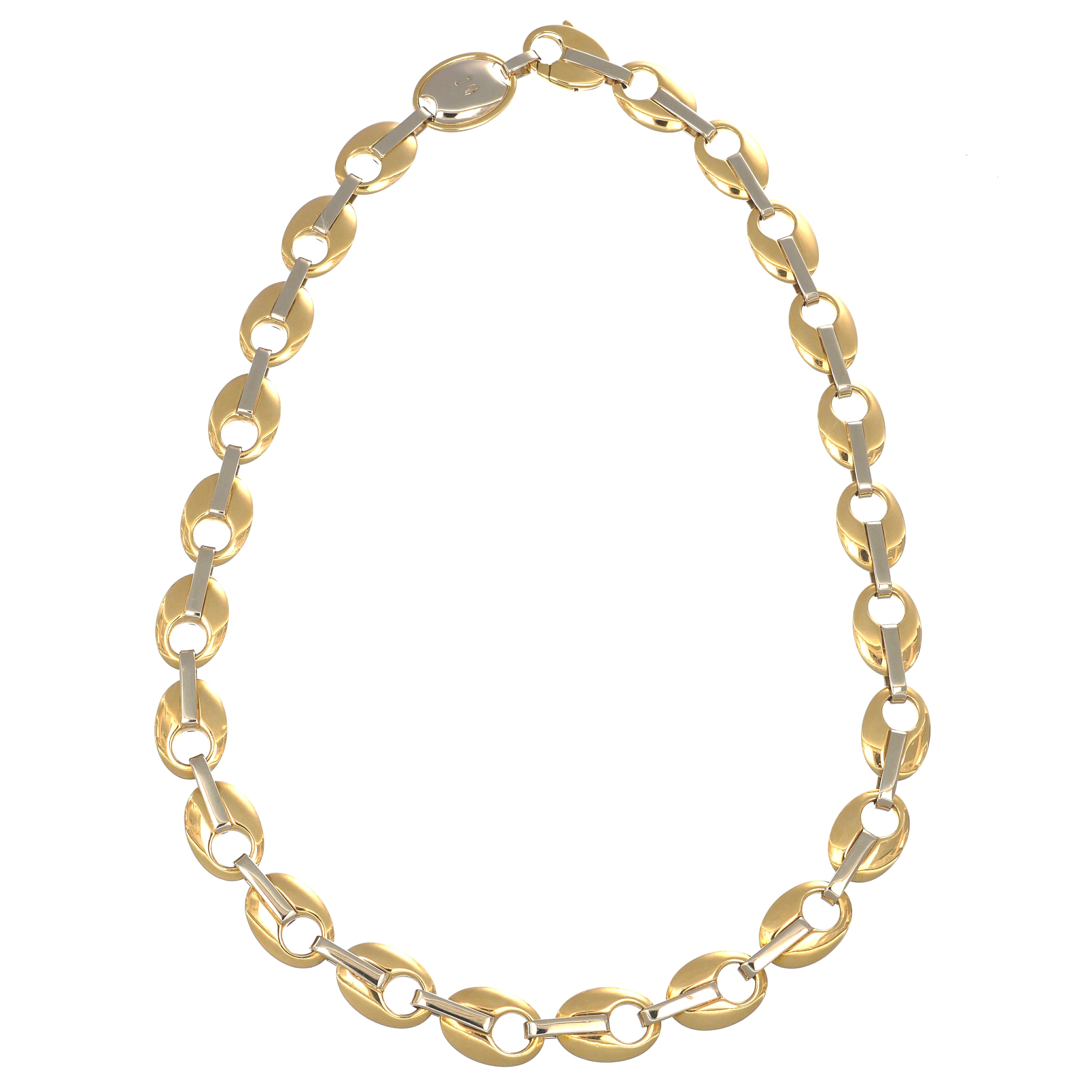 Collana - 18 carati Oro giallo, Oro bianco - Made in Italy - Handmade