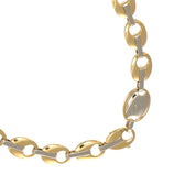 Collana - 18 carati Oro giallo, Oro bianco - Made in Italy - Handmade
