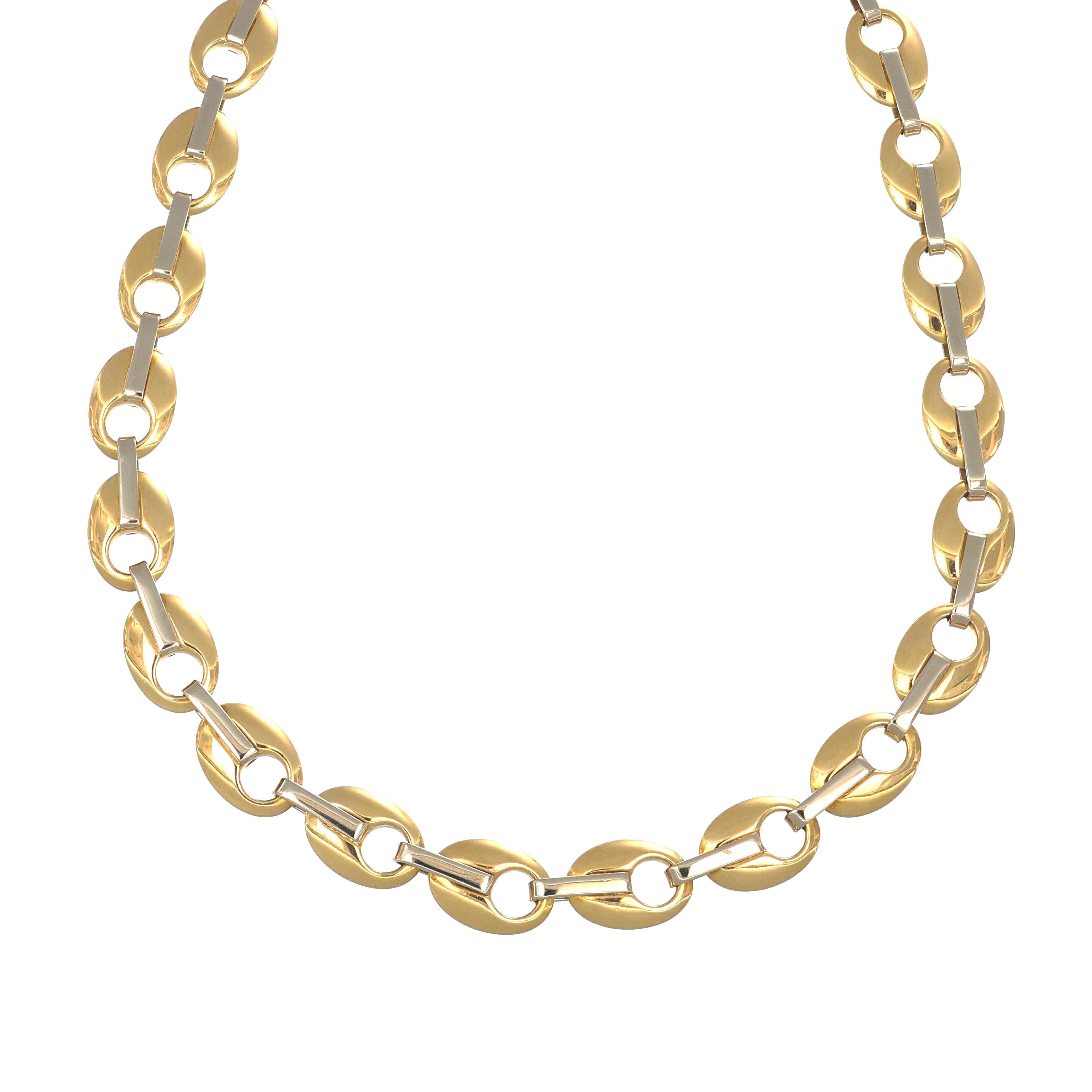 Collana - 18 carati Oro giallo, Oro bianco - Made in Italy - Handmade