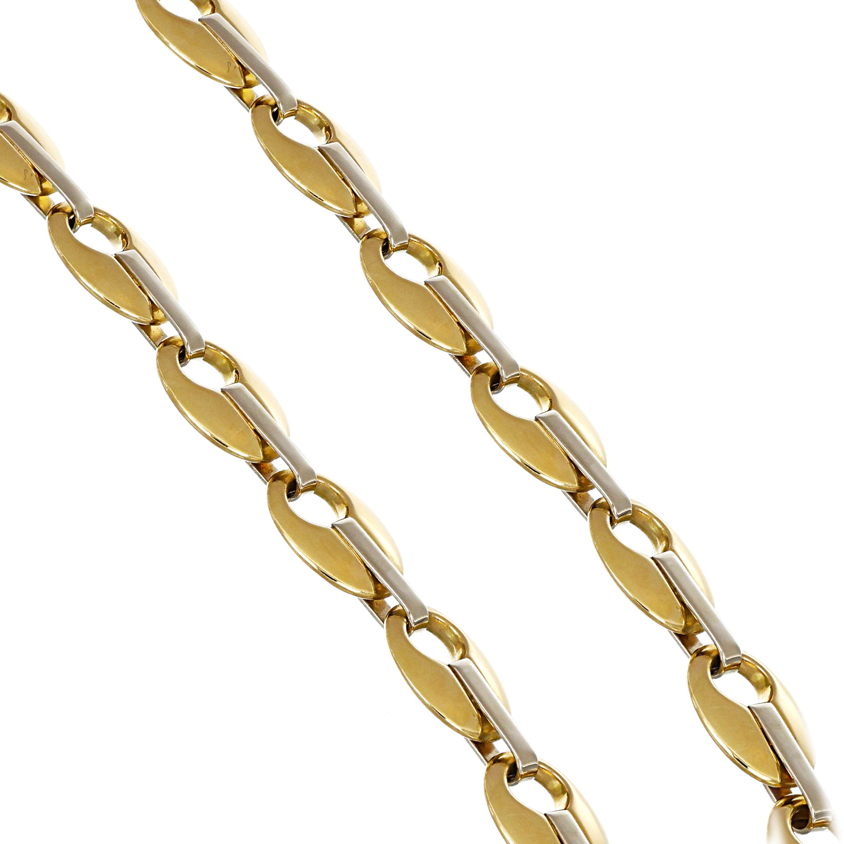 Collana in Oro Giallo ,Oro Bianco 18 carati