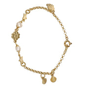 Bracciale - 18 carati Oro giallo - Perla