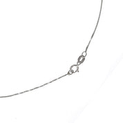 Collana con ciondolo - 18 carati Oro bianco - 0.32ct. tw. Diamante (Naturale)