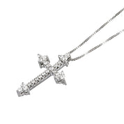 Collana con ciondolo - 18 carati Oro bianco - 0.32ct. tw. Diamante (Naturale)