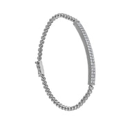 Bracciale - 18 carati Oro bianco - 1.15ct. tw. Diamante (Naturale)