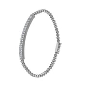 Bracciale - 18 carati Oro bianco - 1.15ct. tw. Diamante (Naturale)