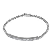 Bracciale - 18 carati Oro bianco - 1.15ct. tw. Diamante (Naturale)