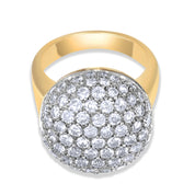 Anello - 18 carati Oro bianco, Oro giallo - 3.00ct. tw. Diamante (Naturale)