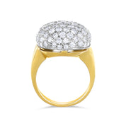 Anello - Oro bianco 18 kt., Oro giallo - 3,00 ct. tw. Diamante (naturale)