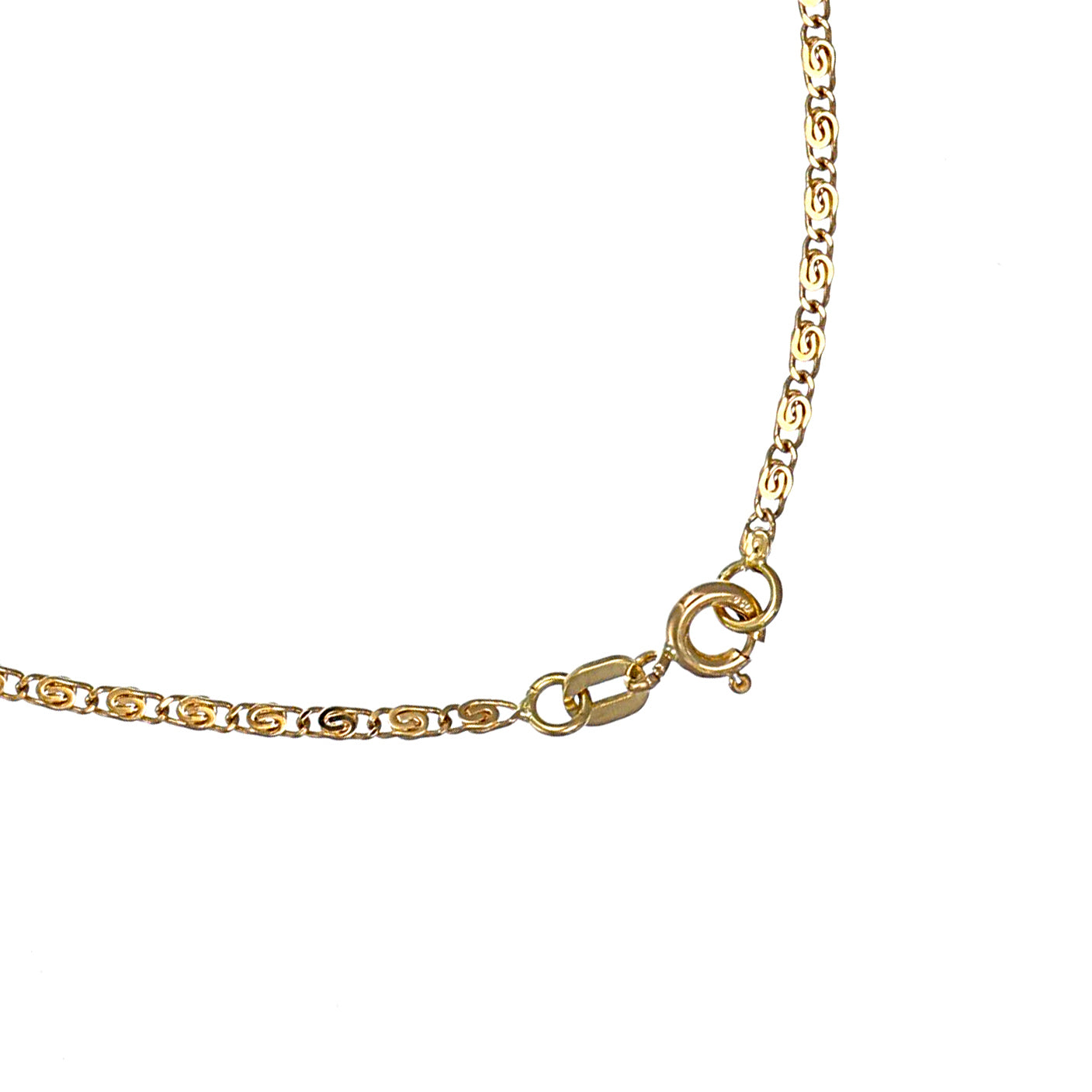 Collana - 18 carati Oro giallo - 0.85ct. tw. Zaffiro