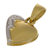 Ciondolo - 18 carati Oro bianco, Oro giallo - 0.05ct. tw. Diamante (Naturale)