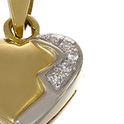 Ciondolo - 18 carati Oro bianco, Oro giallo - 0.05ct. tw. Diamante (Naturale)