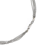 Collana con ciondolo - 18 carati Oro bianco - 0.30ct. tw. Diamante (Naturale)