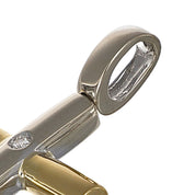 Ciondolo - 18 carati Oro bianco, Oro giallo - 0.03ct. tw. Diamante (Naturale)