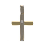 Ciondolo - 18 carati Oro bianco, Oro giallo - 0.03ct. tw. Diamante (Naturale)