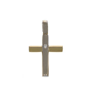 Ciondolo - 18 carati Oro bianco, Oro giallo - 0.03ct. tw. Diamante (Naturale)