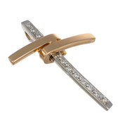 Ciondolo - 18 carati Oro bianco, Oro giallo - 0.05ct. tw. Diamante (Naturale)