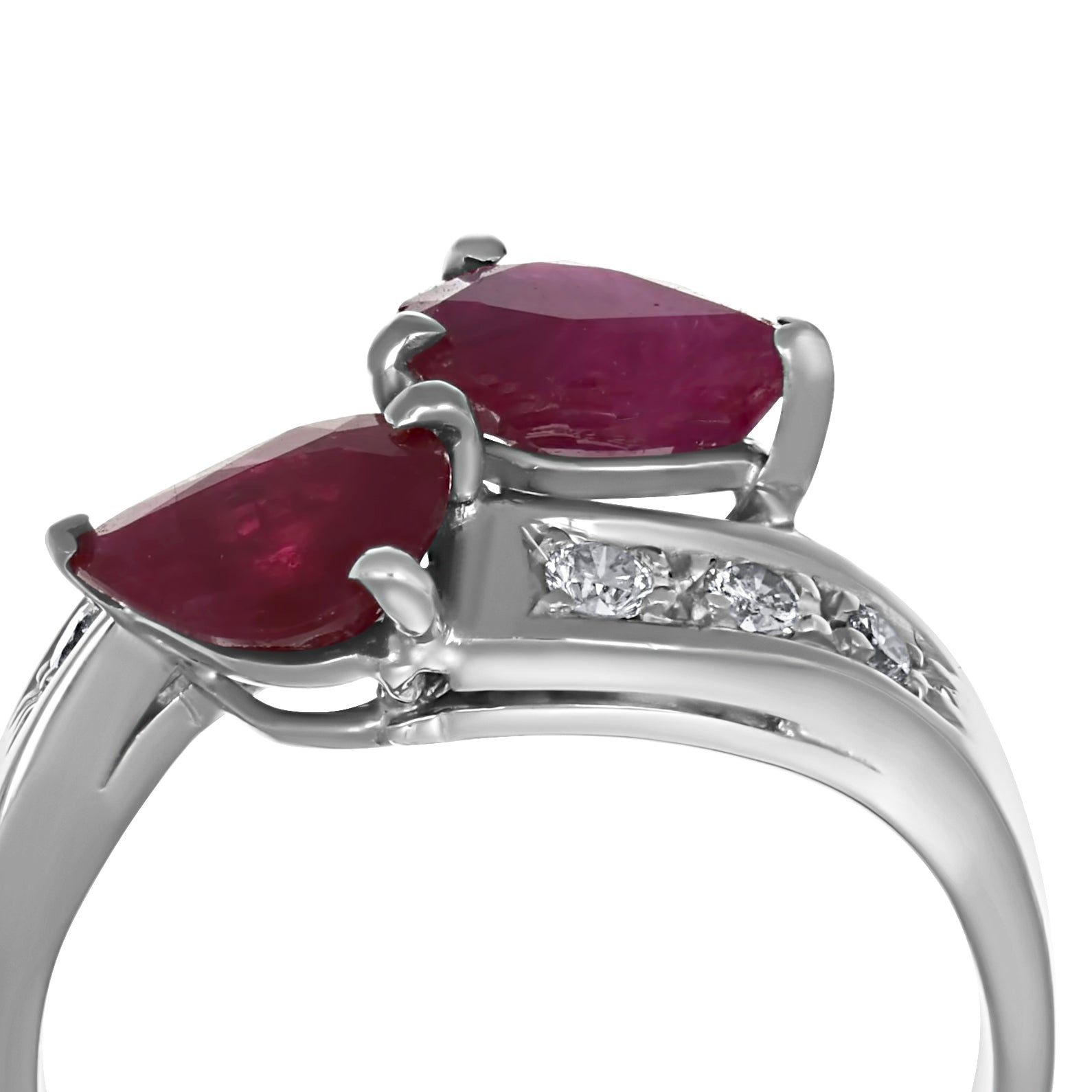 Anello - 18 carati Oro giallo - 2.40ct. tw. Rubino - Diamante