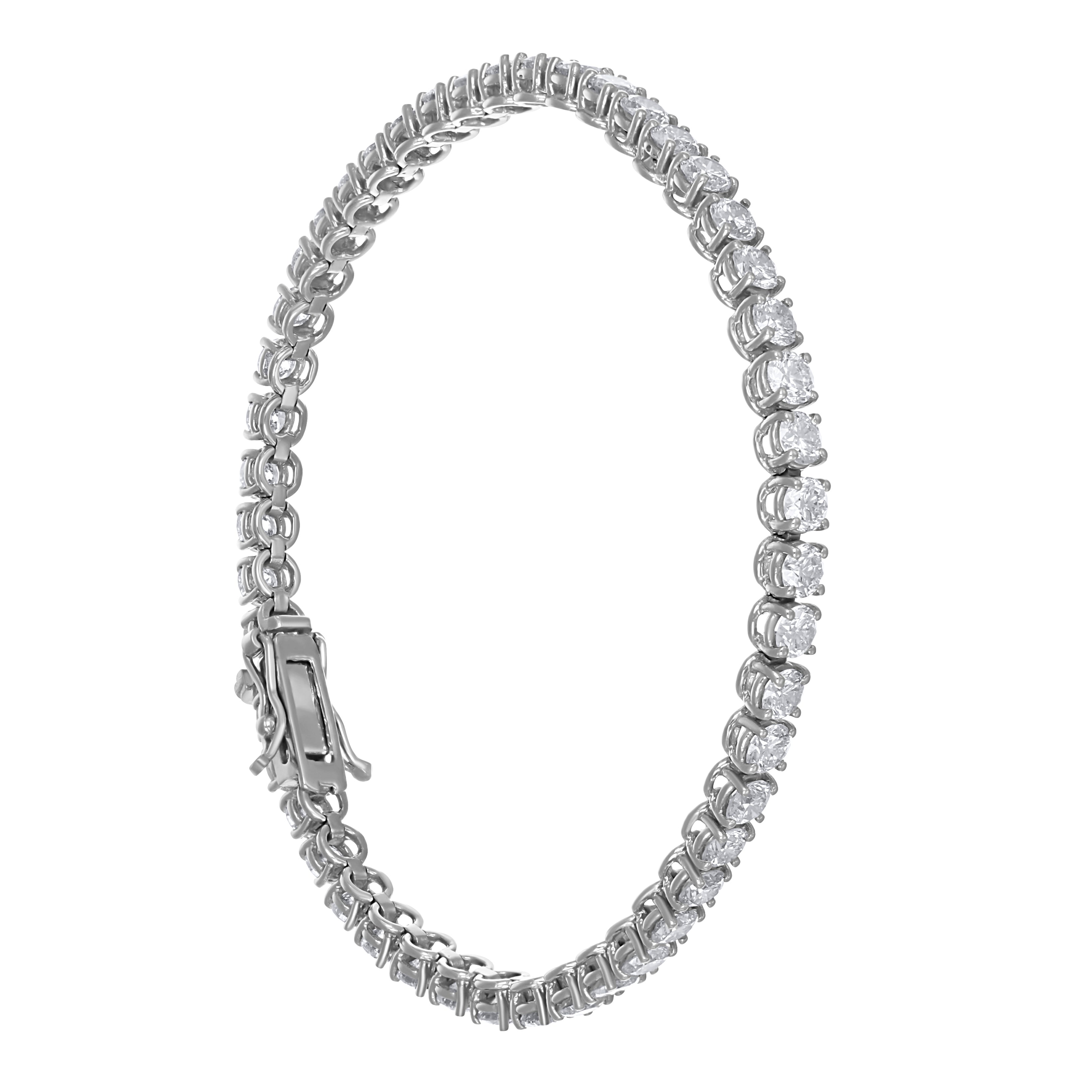 Tennis in Oro bianco 18 carati - Diamanti