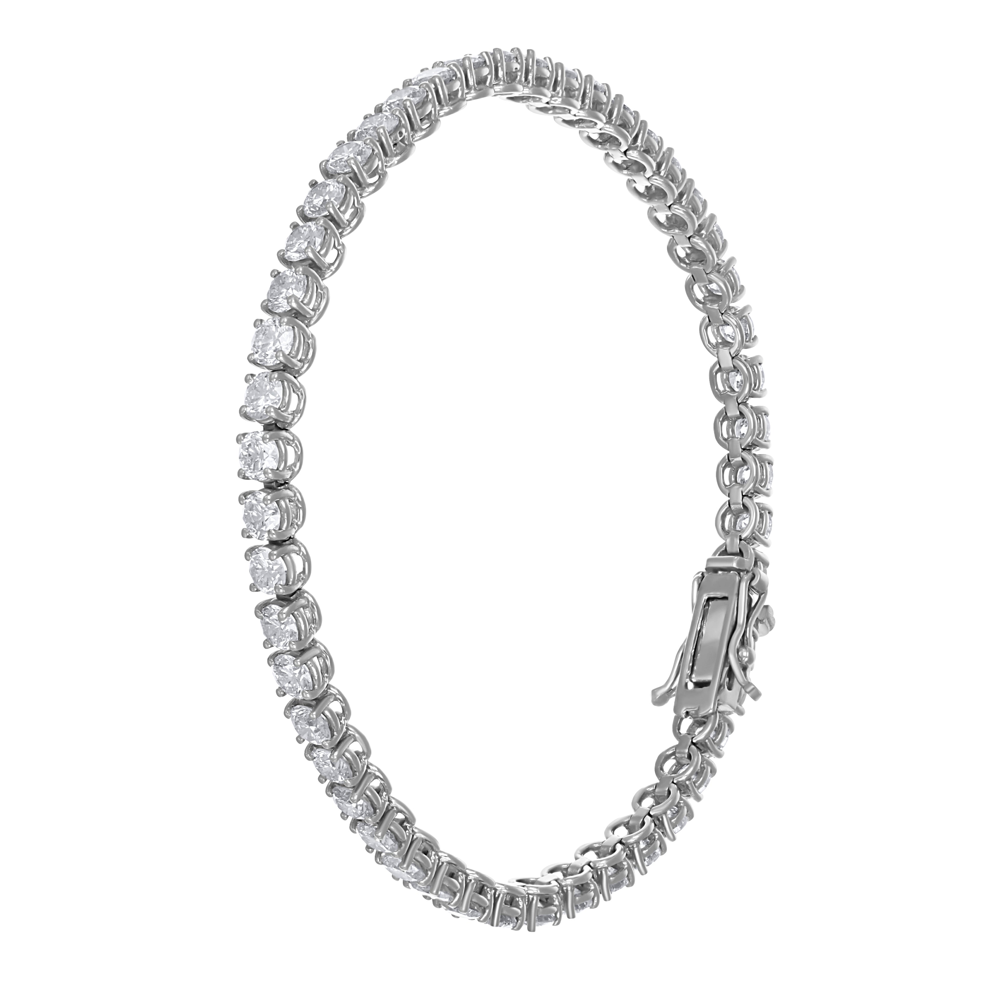 Tennis in Oro bianco 18 carati - Diamanti