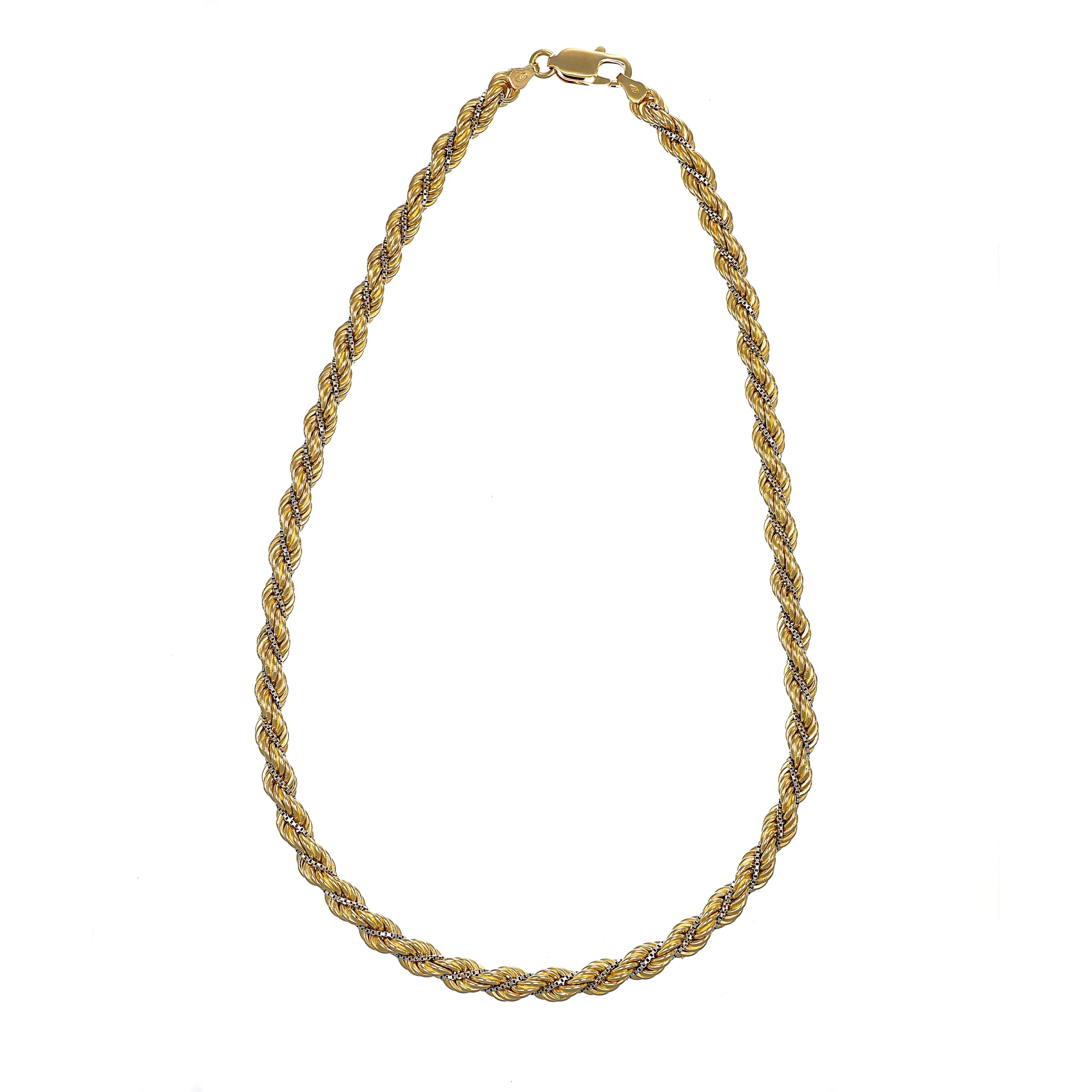 Collana - 18 carati Oro bianco, Oro giallo