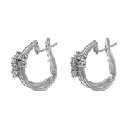 Orecchini - 18 carati Oro bianco - 0.48ct. tw. Diamante (Naturale)