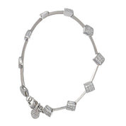 Bracciale - 18 carati Oro bianco - 0.90ct. tw. Diamante (Naturale)