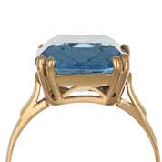 Anello - 18 carati Oro giallo - 9.70ct. tw. Topazio