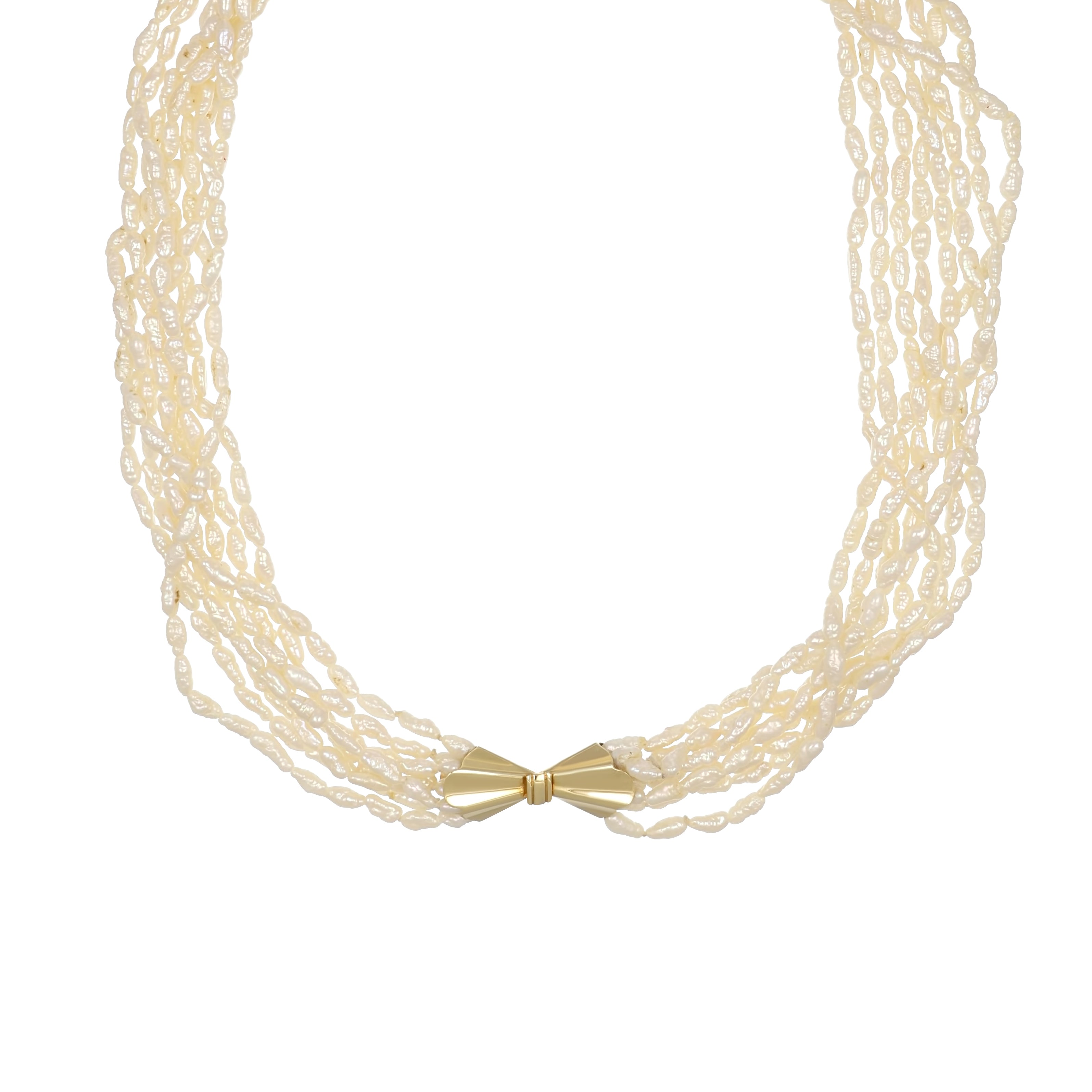 Collana - 18 carati Oro giallo - Perla