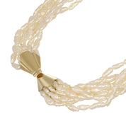 Collana - 18 carati Oro giallo - Perla