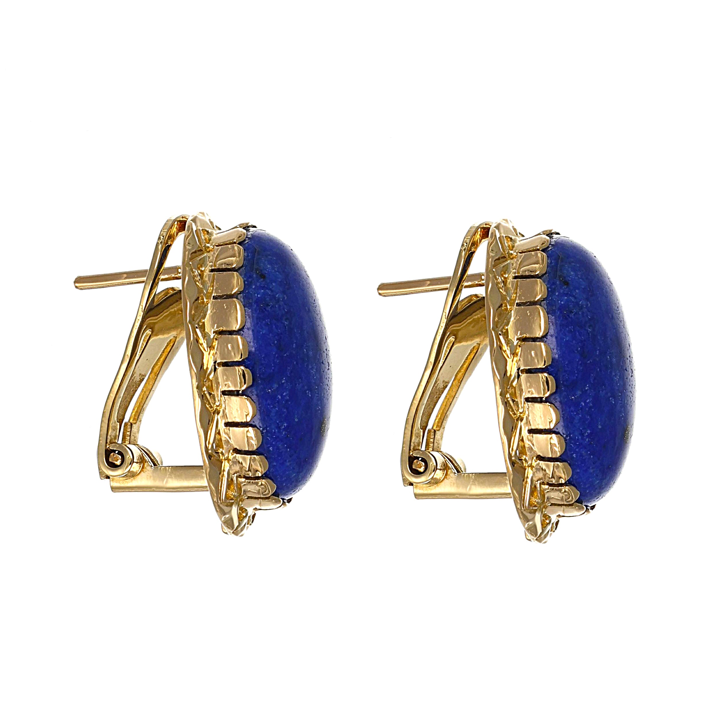 Orecchini - 18 carati Oro giallo - 16.00ct. tw. Lapislazzuli