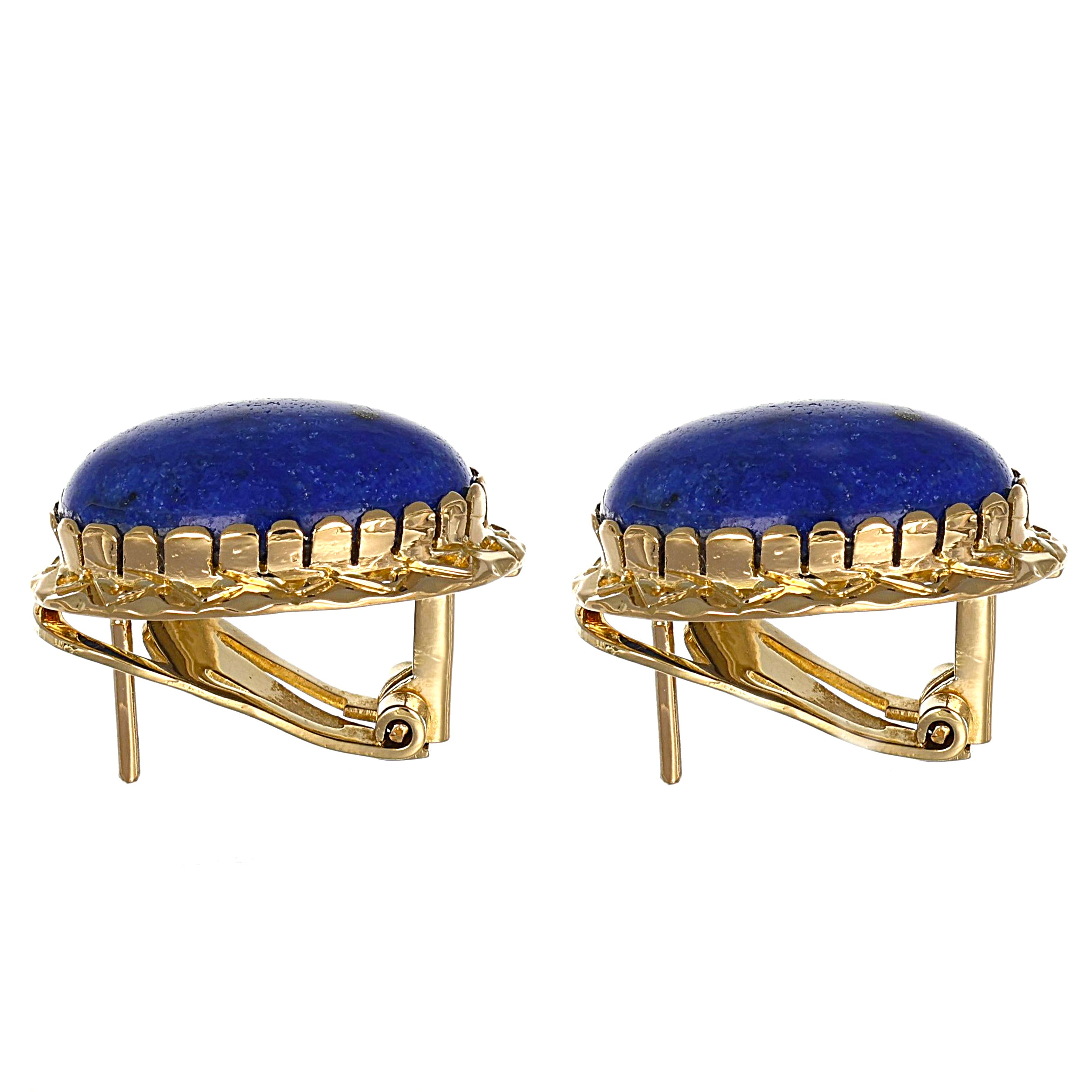 Orecchini - 18 carati Oro giallo - 16.00ct. tw. Lapislazzuli