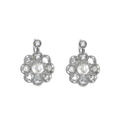 Orecchini - 18 carati Oro bianco - 2.20ct. tw. Diamante (Naturale)