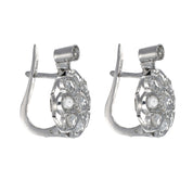 Orecchini - 18 carati Oro bianco - 2.20ct. tw. Diamante (Naturale)