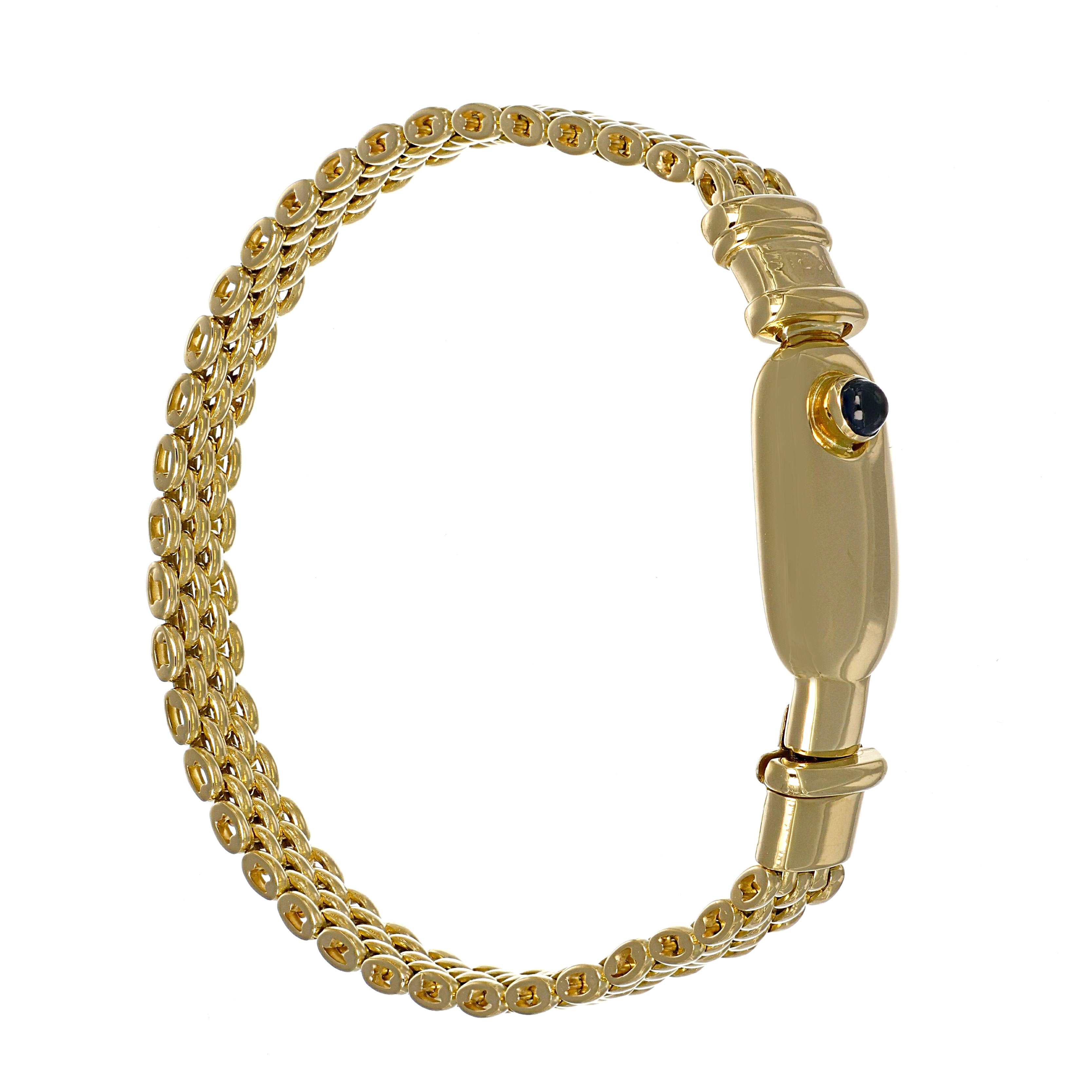 Bracciale - 18 carati Oro giallo - 0.17ct. tw. Zaffiro