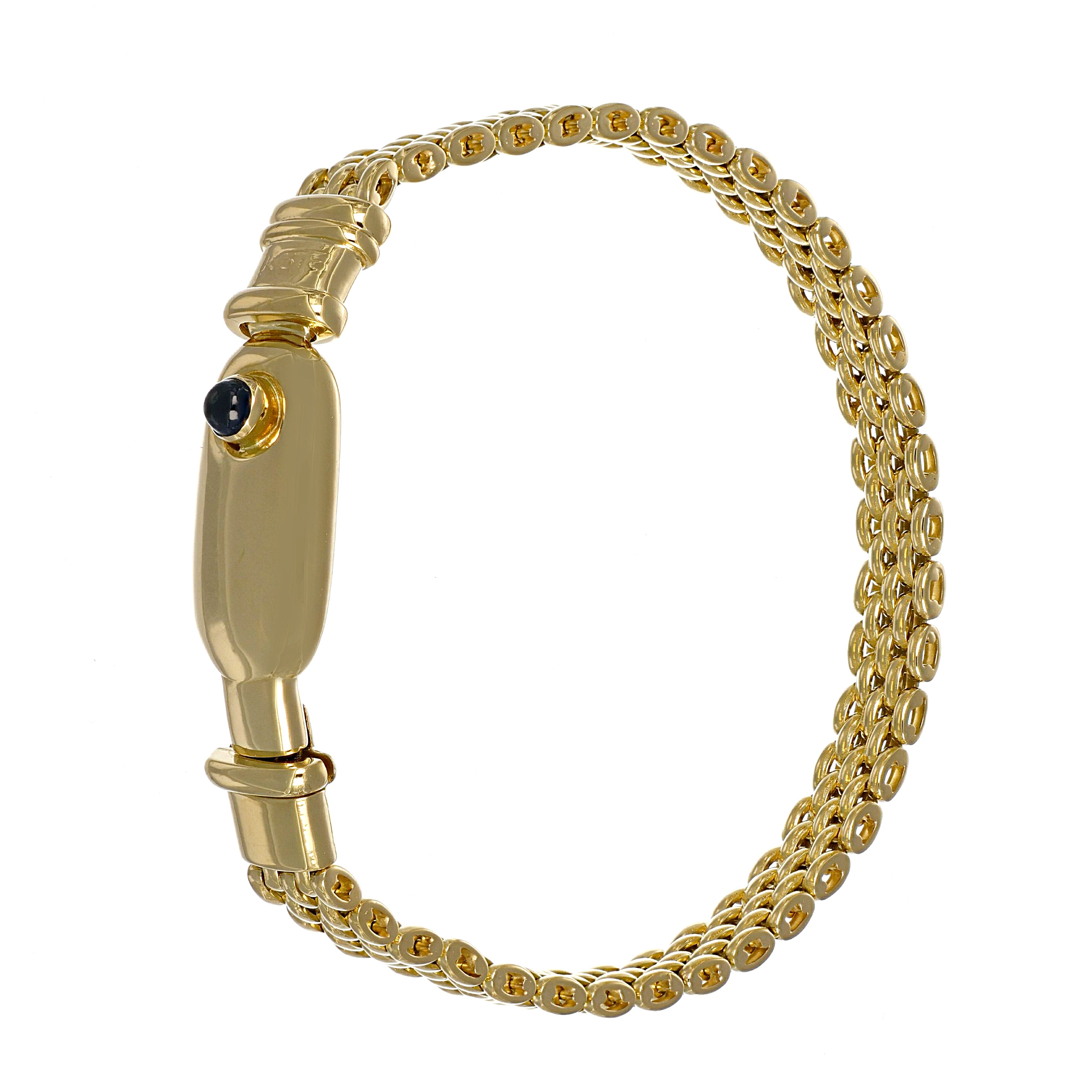 Bracciale - 18 carati Oro giallo - 0.17ct. tw. Zaffiro