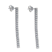 Orecchini - 18 carati Oro bianco - 0.95ct. tw. Diamante (Naturale)