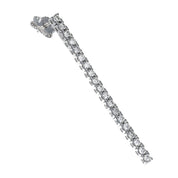 Orecchini - 18 carati Oro bianco - 0.95ct. tw. Diamante (Naturale)