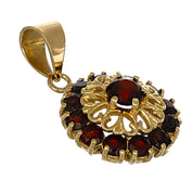 Ciondolo - 18 carati Oro giallo - 1.70ct. tw. Granato