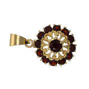 Ciondolo - 18 carati Oro giallo - 1.70ct. tw. Granato