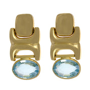 Orecchini - 18 carati Oro giallo - 16.00ct. tw. Topazio