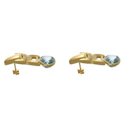 Orecchini - 18 carati Oro giallo - 16.00ct. tw. Topazio