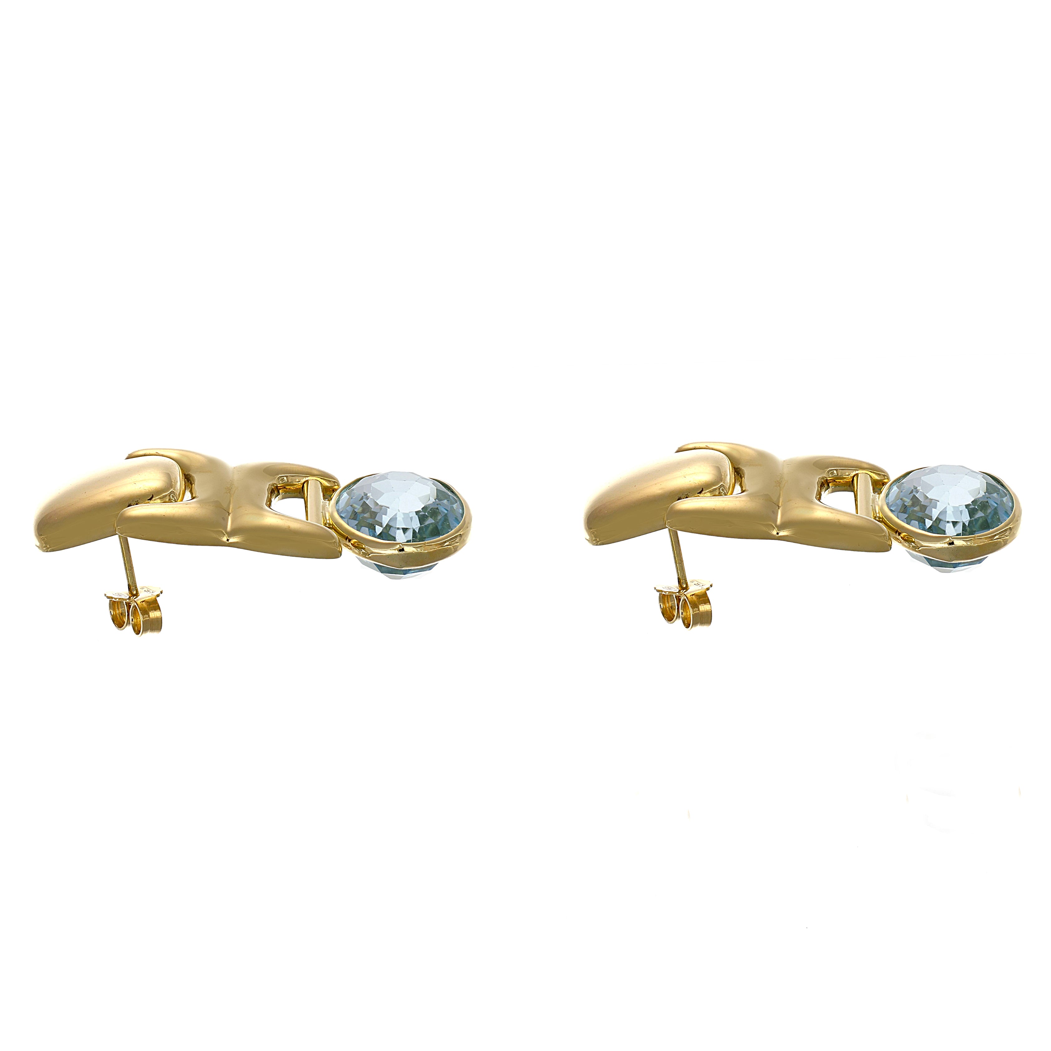 Orecchini - 18 carati Oro giallo - 16.00ct. tw. Topazio