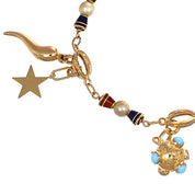 Bracciale - 18 carati Oro giallo - 1.50ct. tw. Turchese - Perla