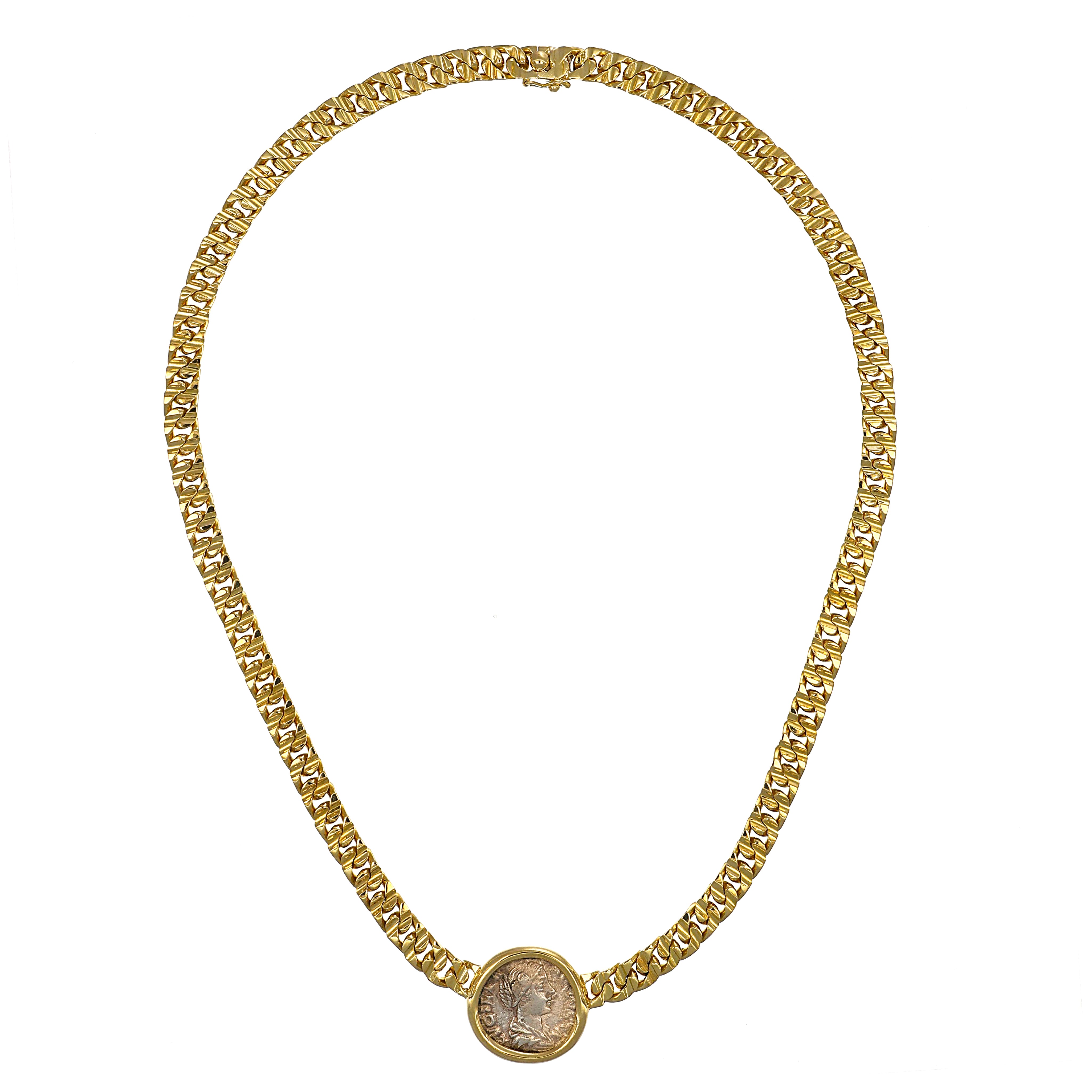 Bvlgari - Collana - Monete - 18 carati Oro giallo - MONETA LUCILLA M. 183 D.C