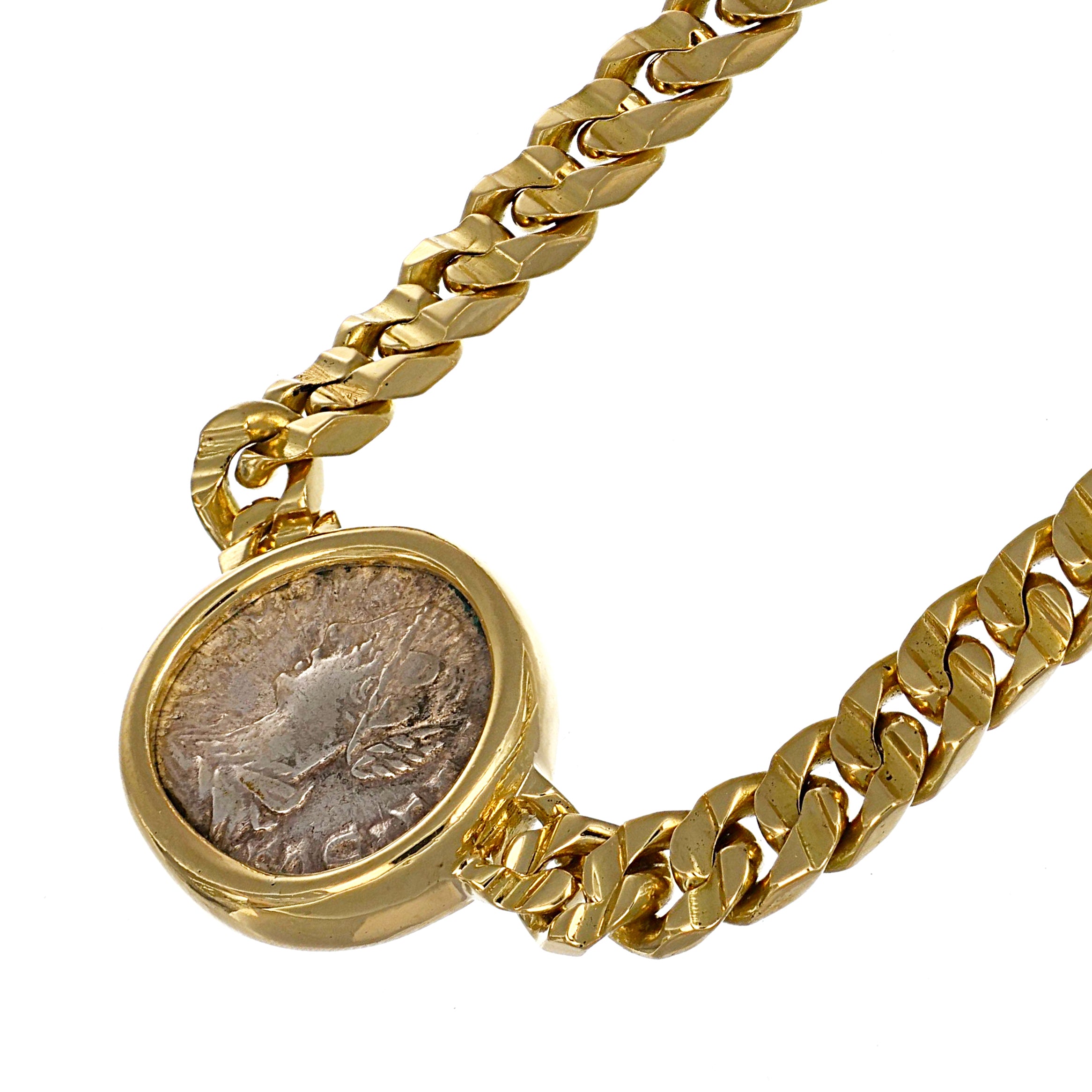 Bvlgari - Collana - Monete - 18 carati Oro giallo - MONETA LUCILLA M. 183 D.C